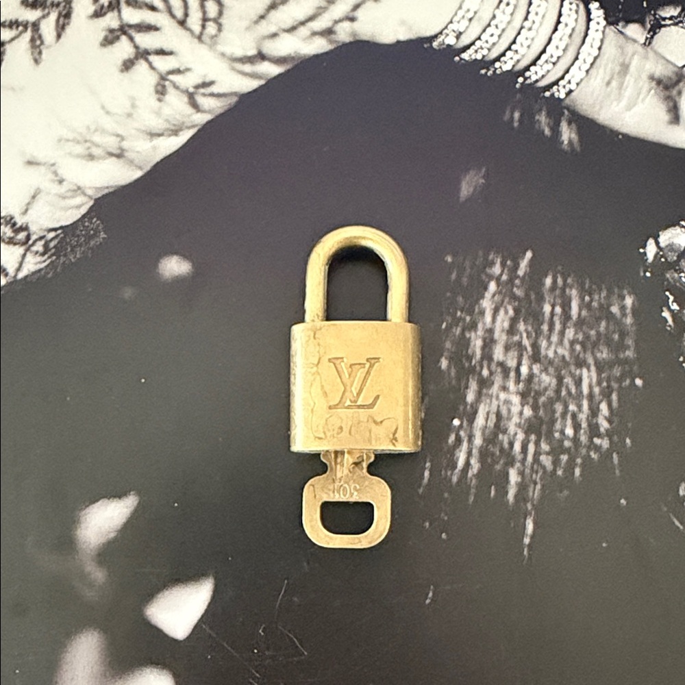 Louis Vuitton Gold Lock & Key #301